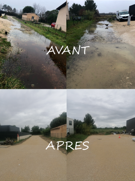 TERRASSEMENT CHEMIN à BRESSOLS